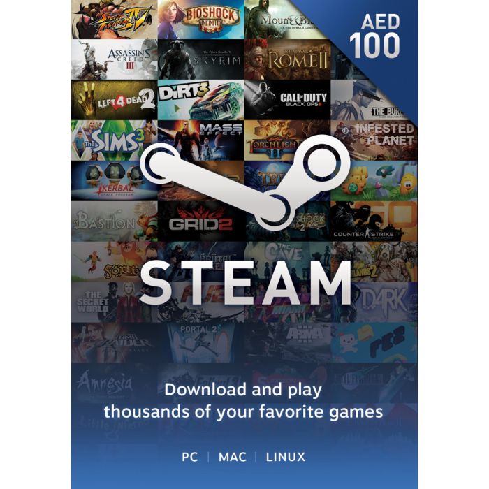Buy Steam Gift Card Aed 100 Instant Delivery Online In Al Ahmadi